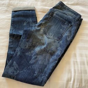 Bebe print jeans